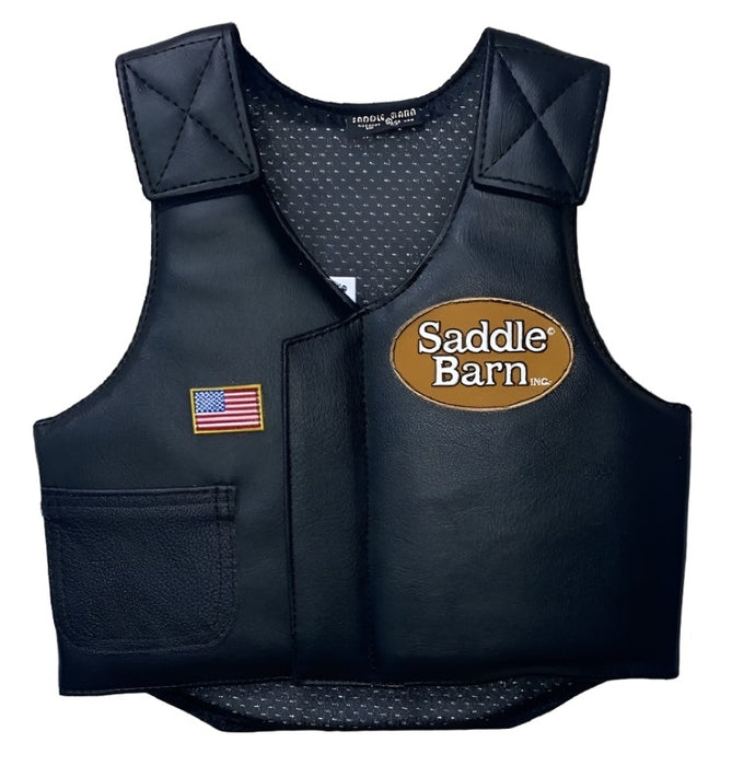 Faux Leather Youth Vest