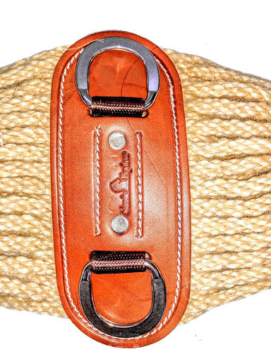 100% Mohair Roper Cinch 27-strand with Leather Center