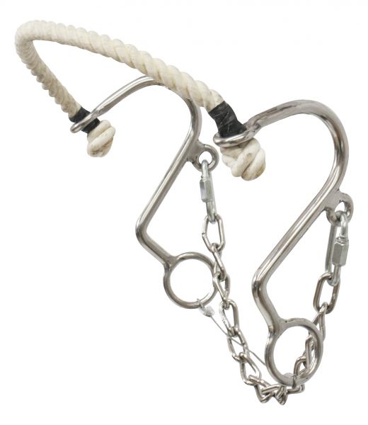 Showman stainless steel rope nose " Little S"  hackamore.